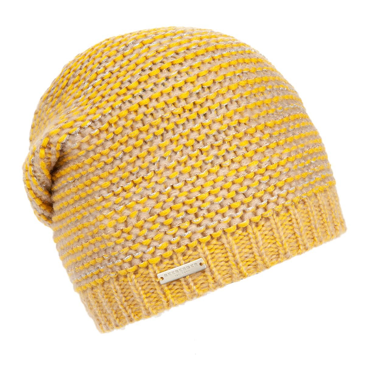 SEEBERGER | Wooly beanie with lurex 