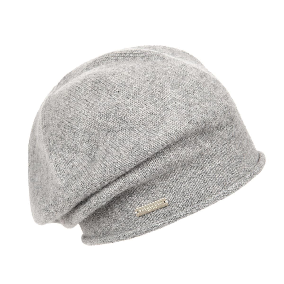 SEEBERGER beret made of soft cashmere