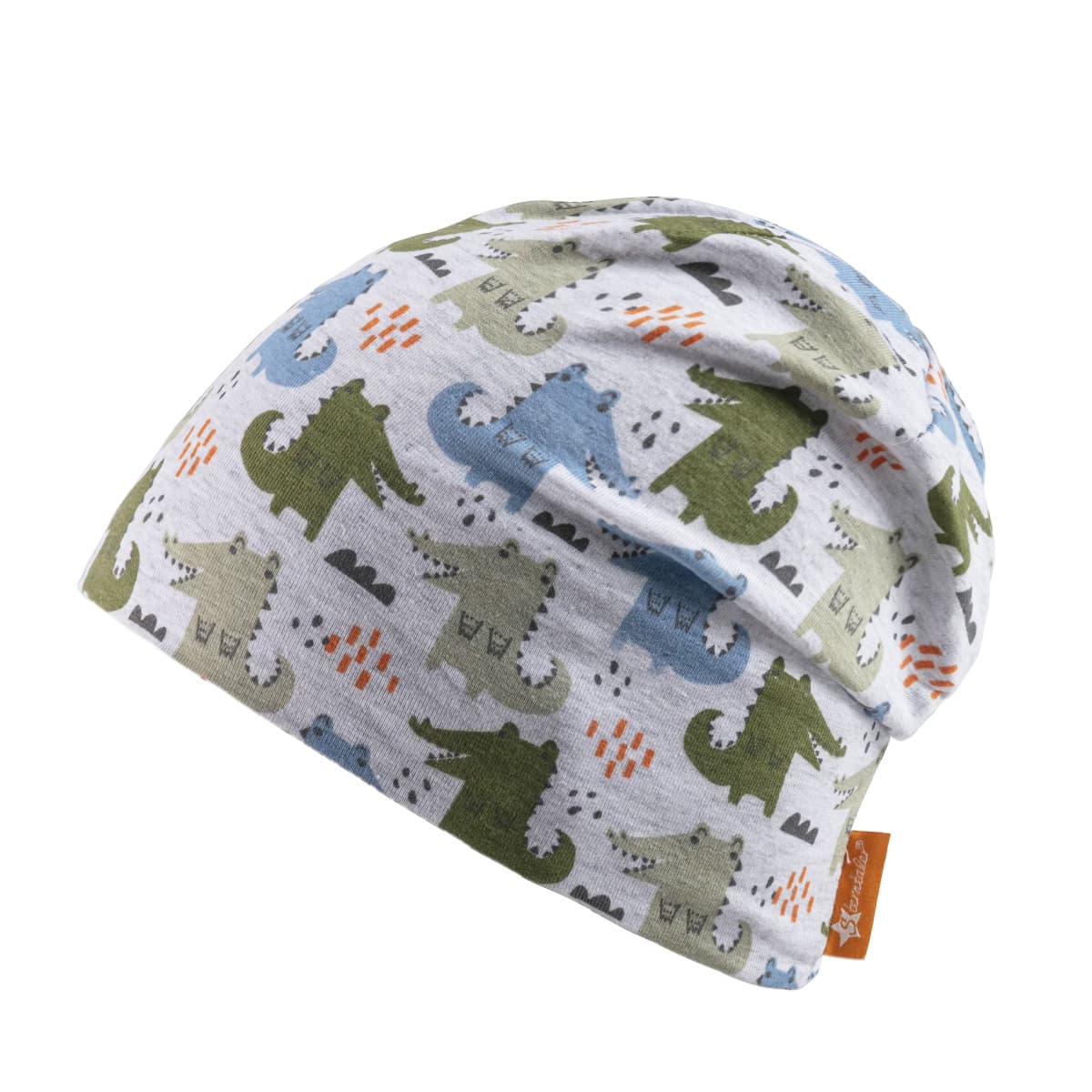 STERNTALER Kids Beanie Colorful crocodiles