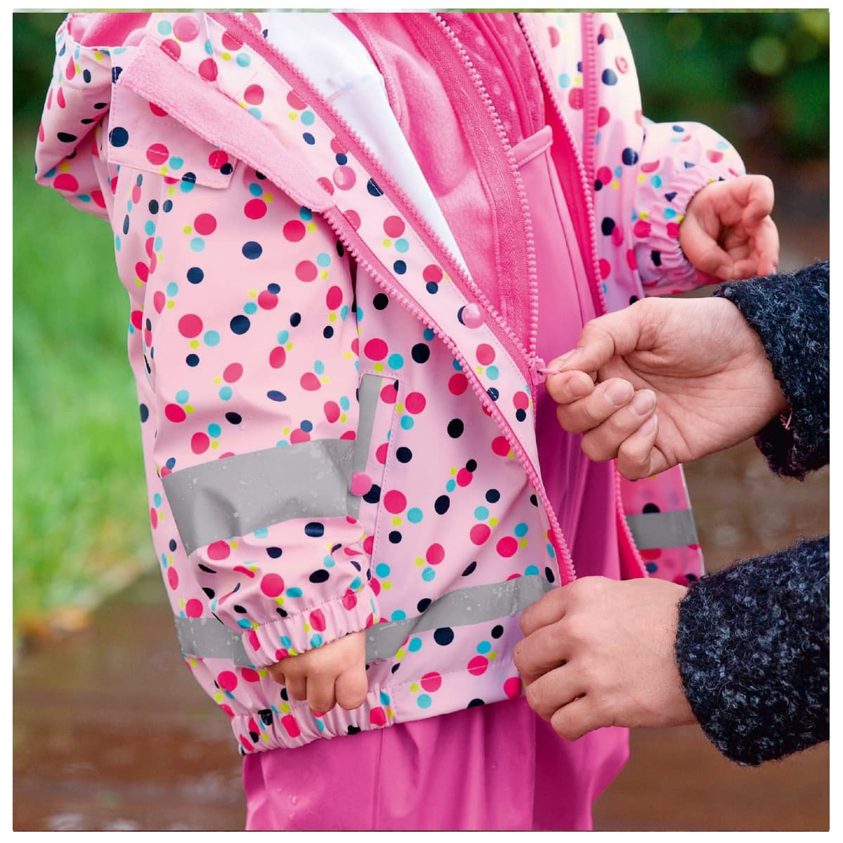 Sterntaler Giacca Impermeabile Bambina - Antivento, Cuciture Nastrate, Cappuccio Rimovibile - Foto 9