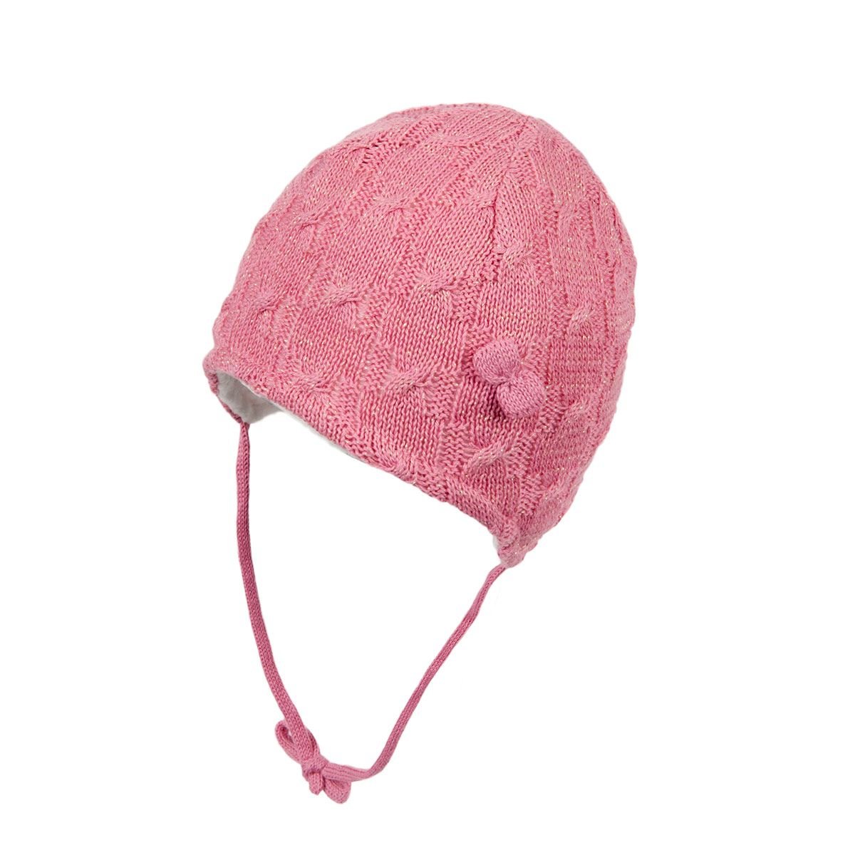 Sterntaler Cappellino Bimba In Lana Lavorato A Maglia – Modello Orsetto Con Orecchie E Lacci – Fodera Interna In Pile Di Cotone