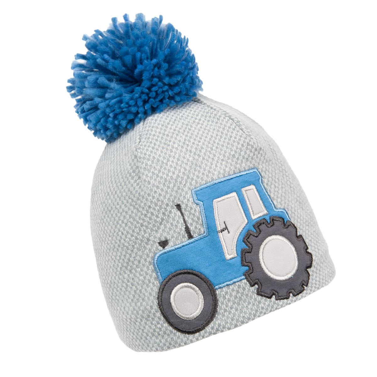 STERNTALER | boys pompon cap with tractor motive --> Online Hatshop for hats,  caps, headbands, gloves and scarfs