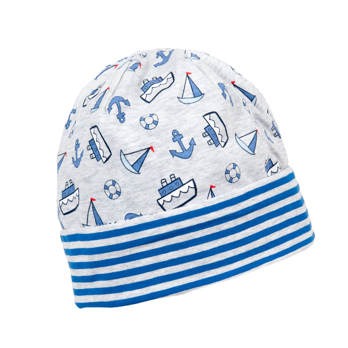 jersey doubleface sailor style beanie 