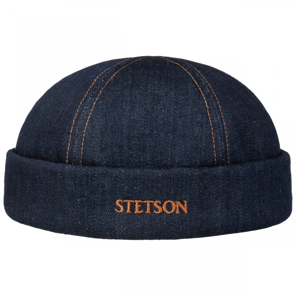 Berretto Stetson Docker Winfield Denim Uomo | Cappello In Cotone Con Fodera E Chiusura Regolabile | Made In EU | Autunno Inverno