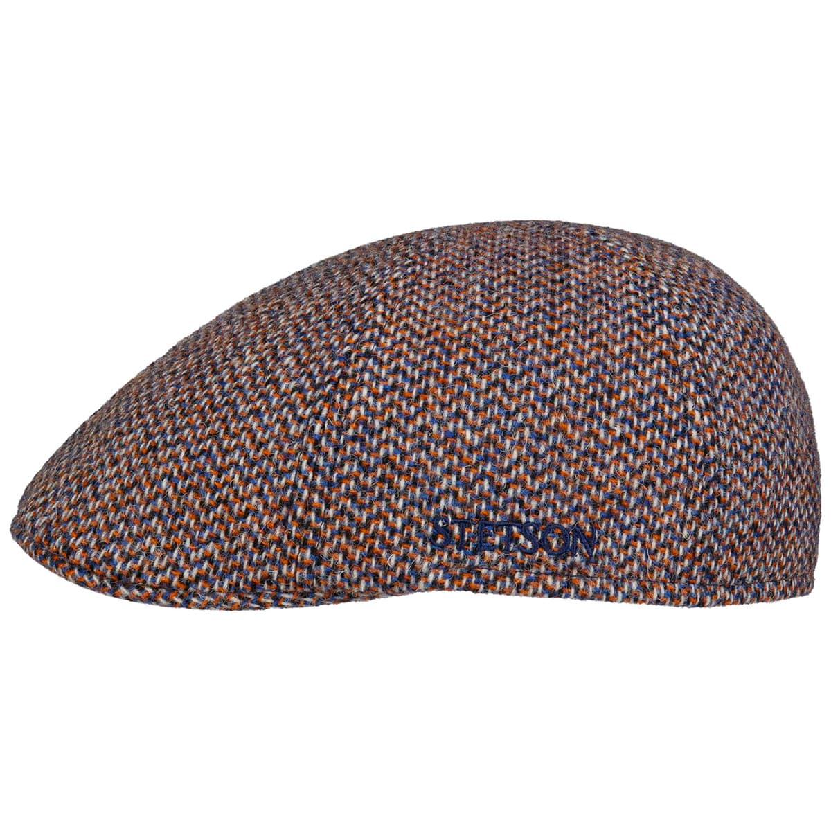 STETSON Flatcap Harris Tweed virgin wool