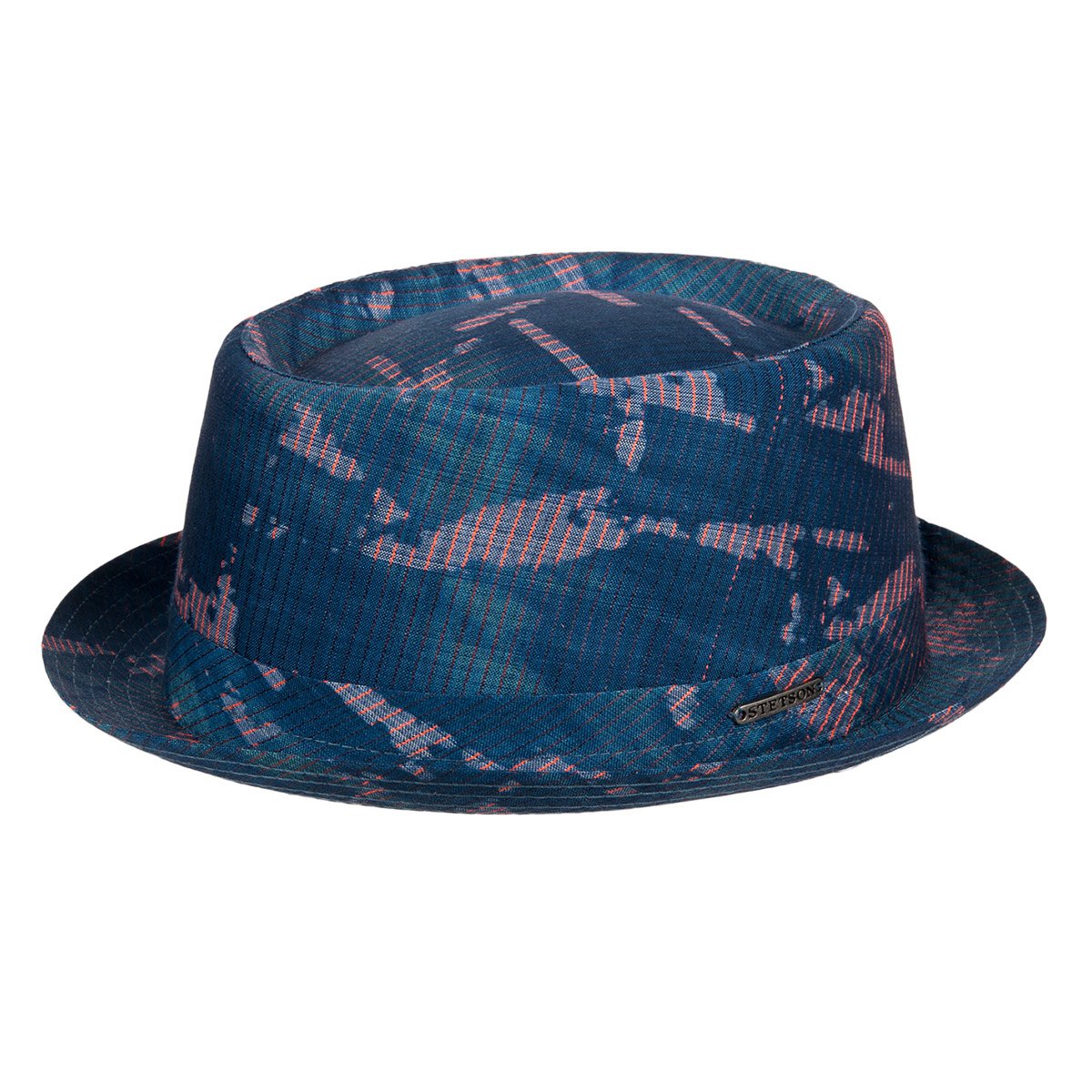 STETSON Pork Pie Stripes summer hat