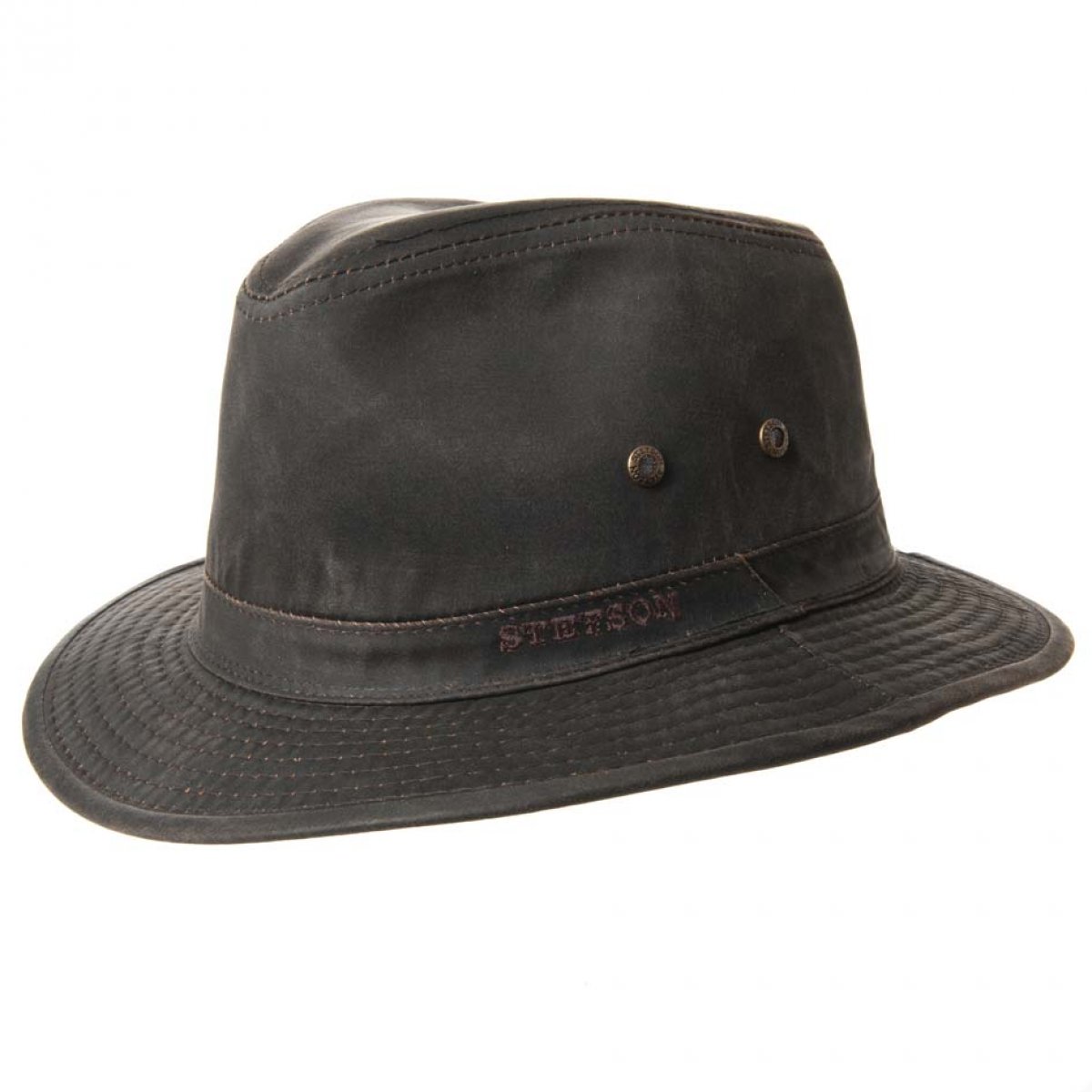 Optagelsesgebyr Materialisme Regulering STETSON Traveller hat with small brim Ava Cotton