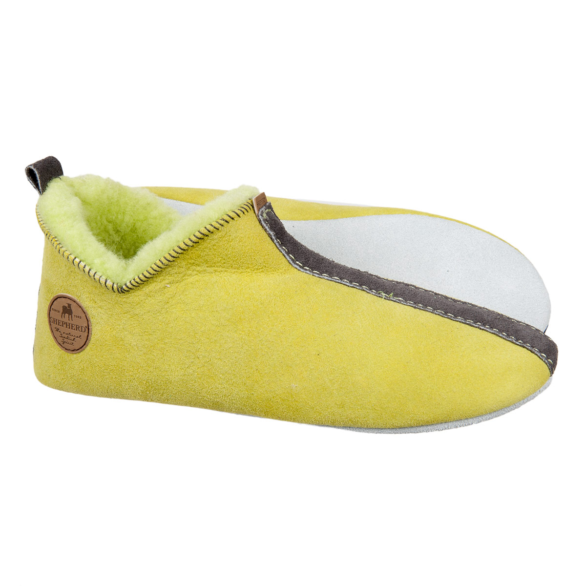 Slippers with nonslip soles designed by Lina Shepherd