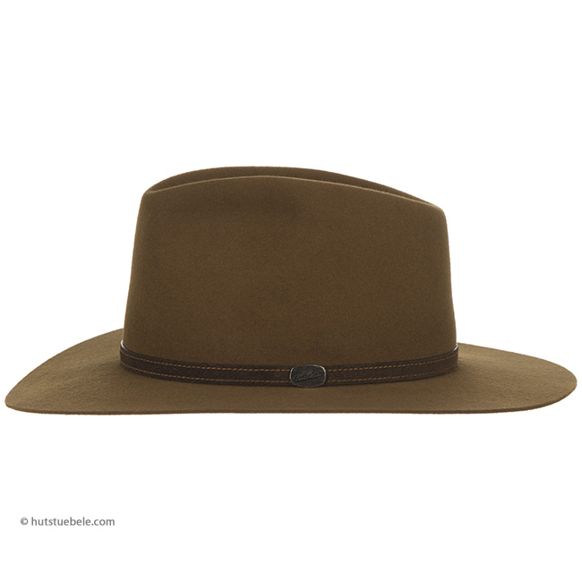 hat with broad brim out of fur felt