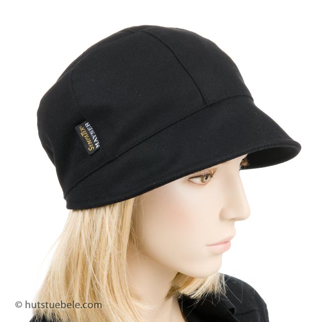 Seeberger Regenhut Damen Mit Leopardenmuster - Stoffhut Mit Futter Für Herbst & Winter