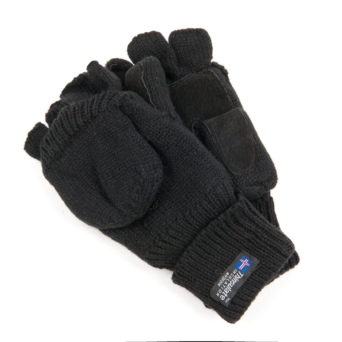 Schwarze Strickhandschuhe Handschuhe Accessoires Handschuhe Strickhandschuhe 