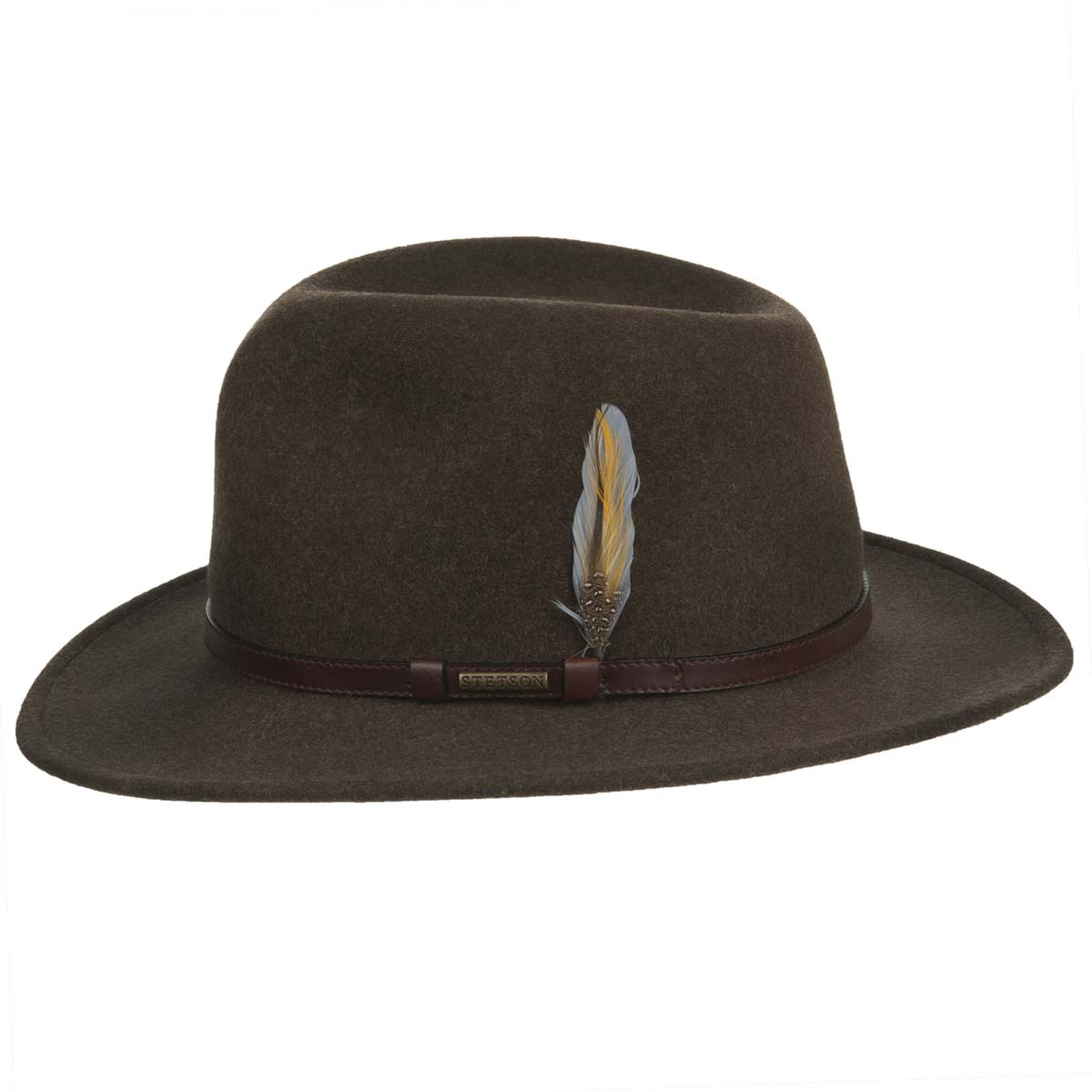 knautschbarer Herrenhut aus Wollfilz mit breiter Krempe von STETSON