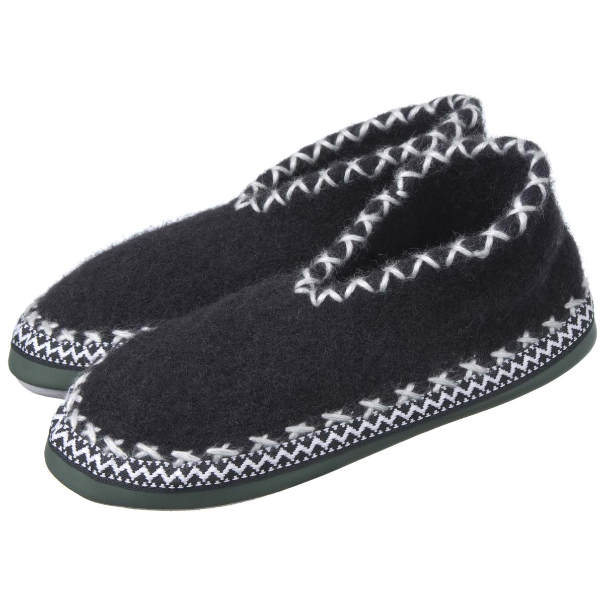 Leather sole house slippers discount