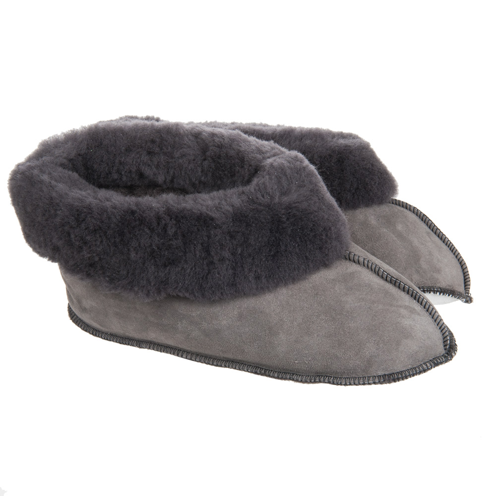 Lamb fur slippers made in Sweden by Shepherd