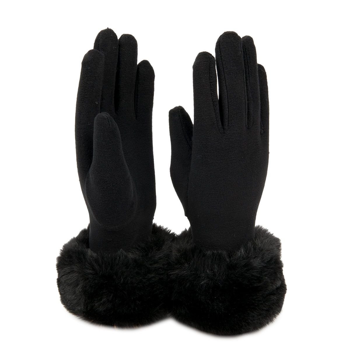 womans gloves in fleece