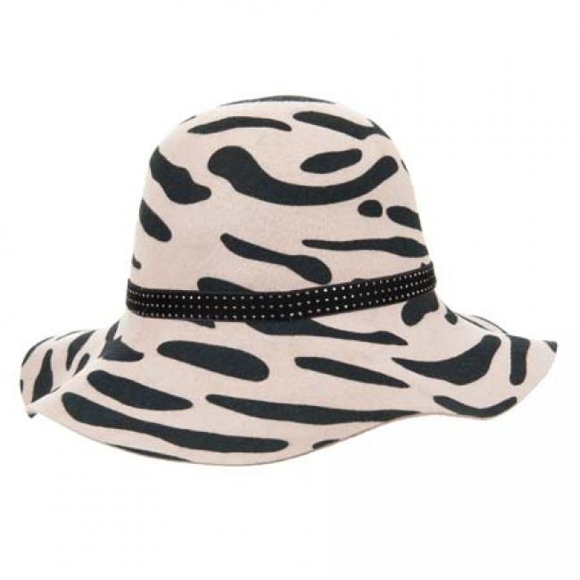 hat Elena with wide brim for woman in 