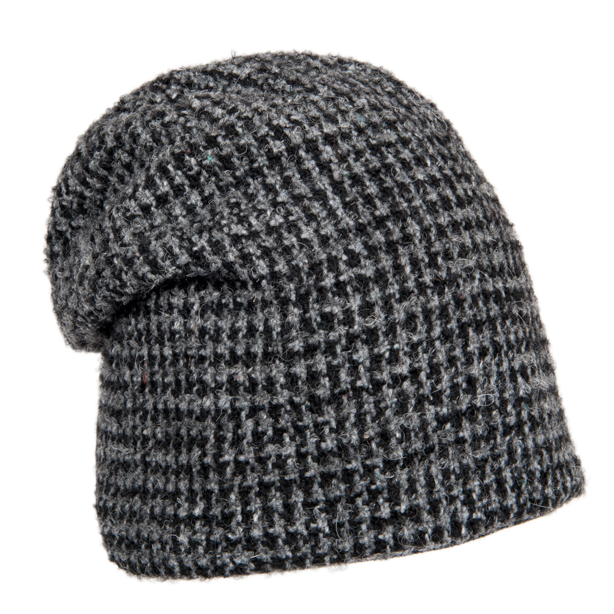 knitted beanie with lining