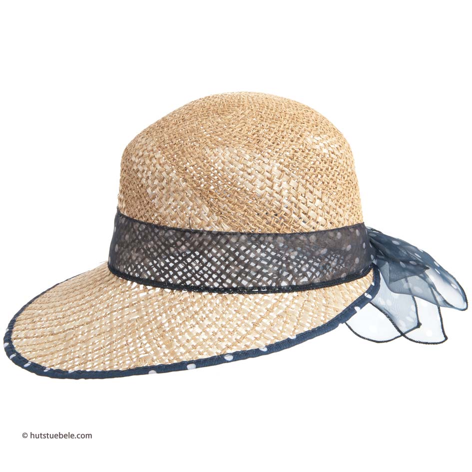 ladies straw hat by Hutter > Online for hats, caps, headbands