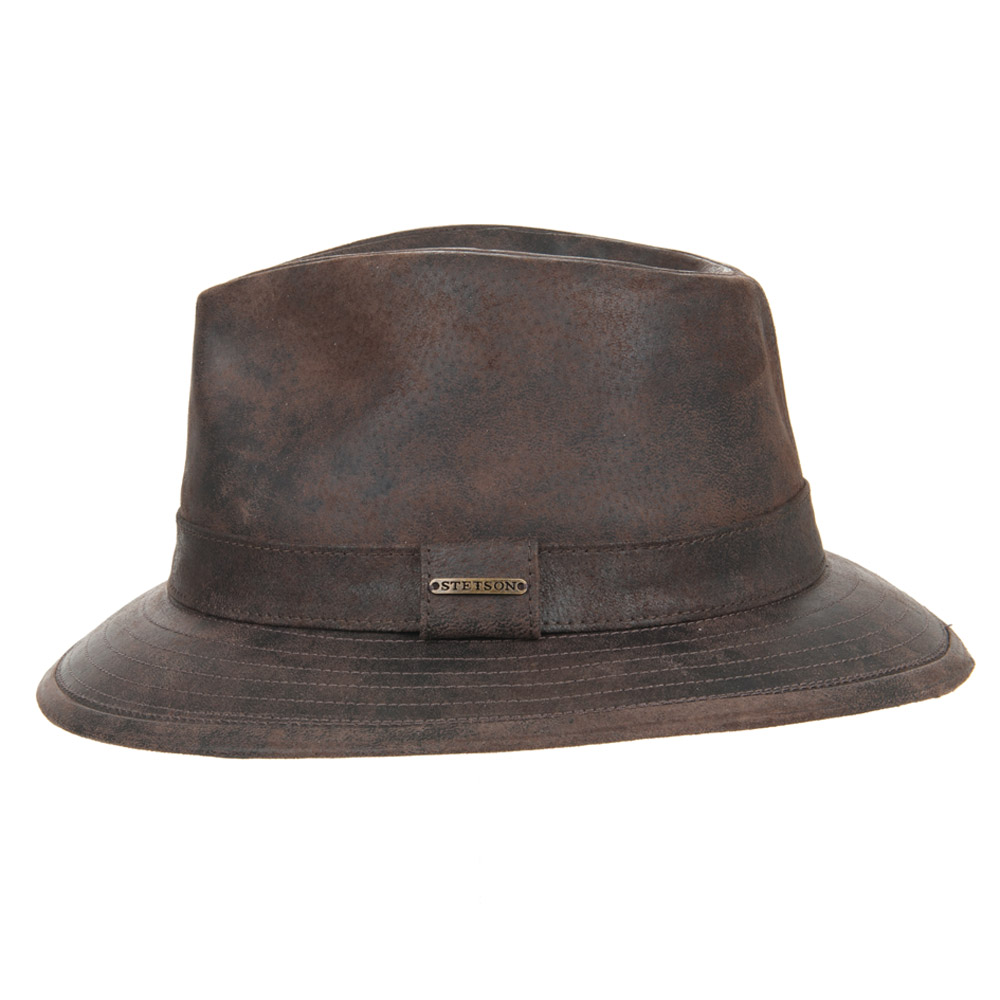 trainer gevechten Gooi leather hat Elkhart by Stetson --> Online Hatshop for hats, caps,  headbands, gloves and scarfs