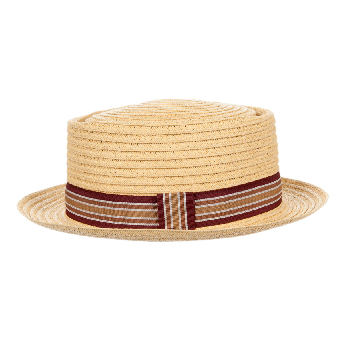 Modern summer Pork Pie with striped band