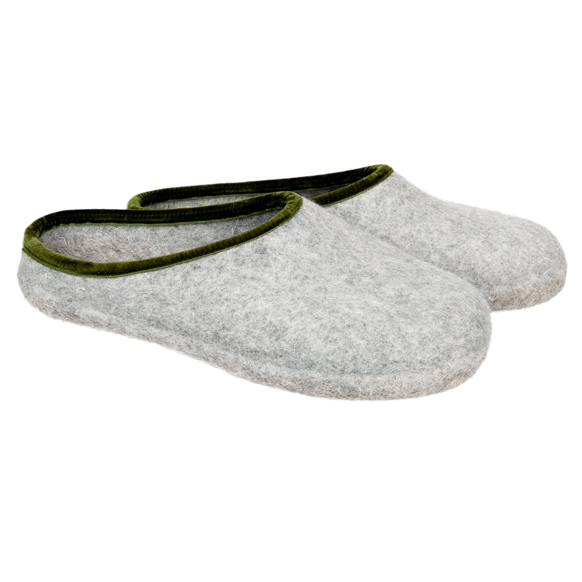men's wool felt slippers