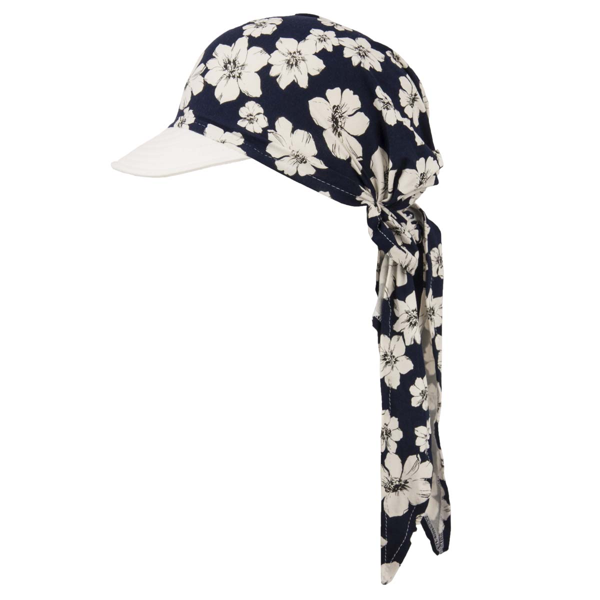 smooth headscarf with flower pattern 