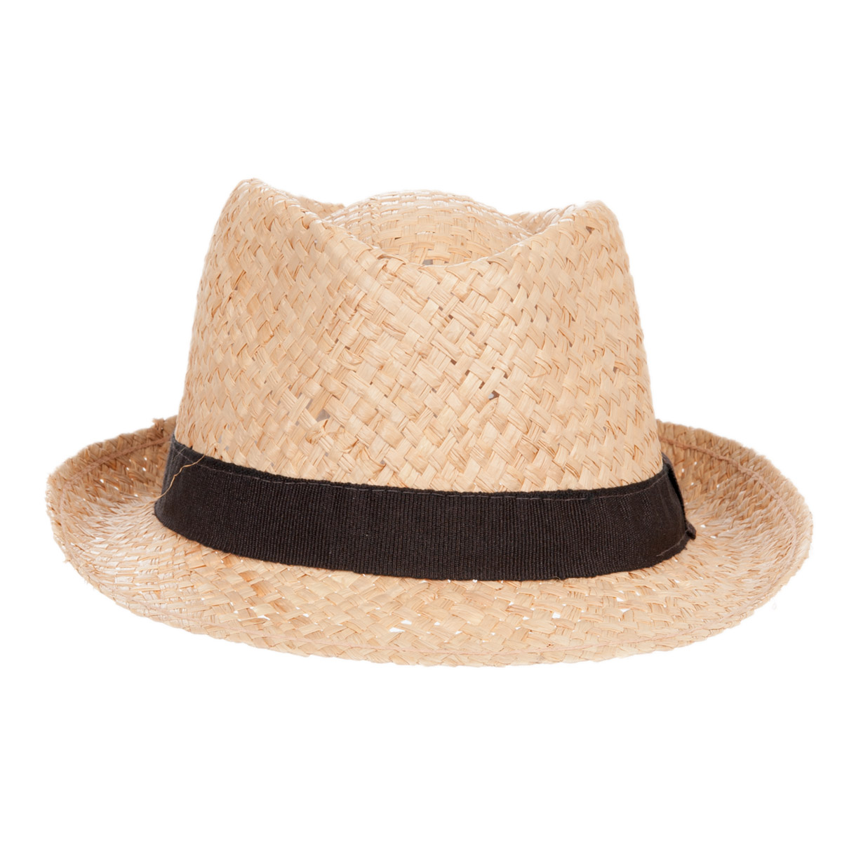 Trilby sun hat made of 100% natural straw