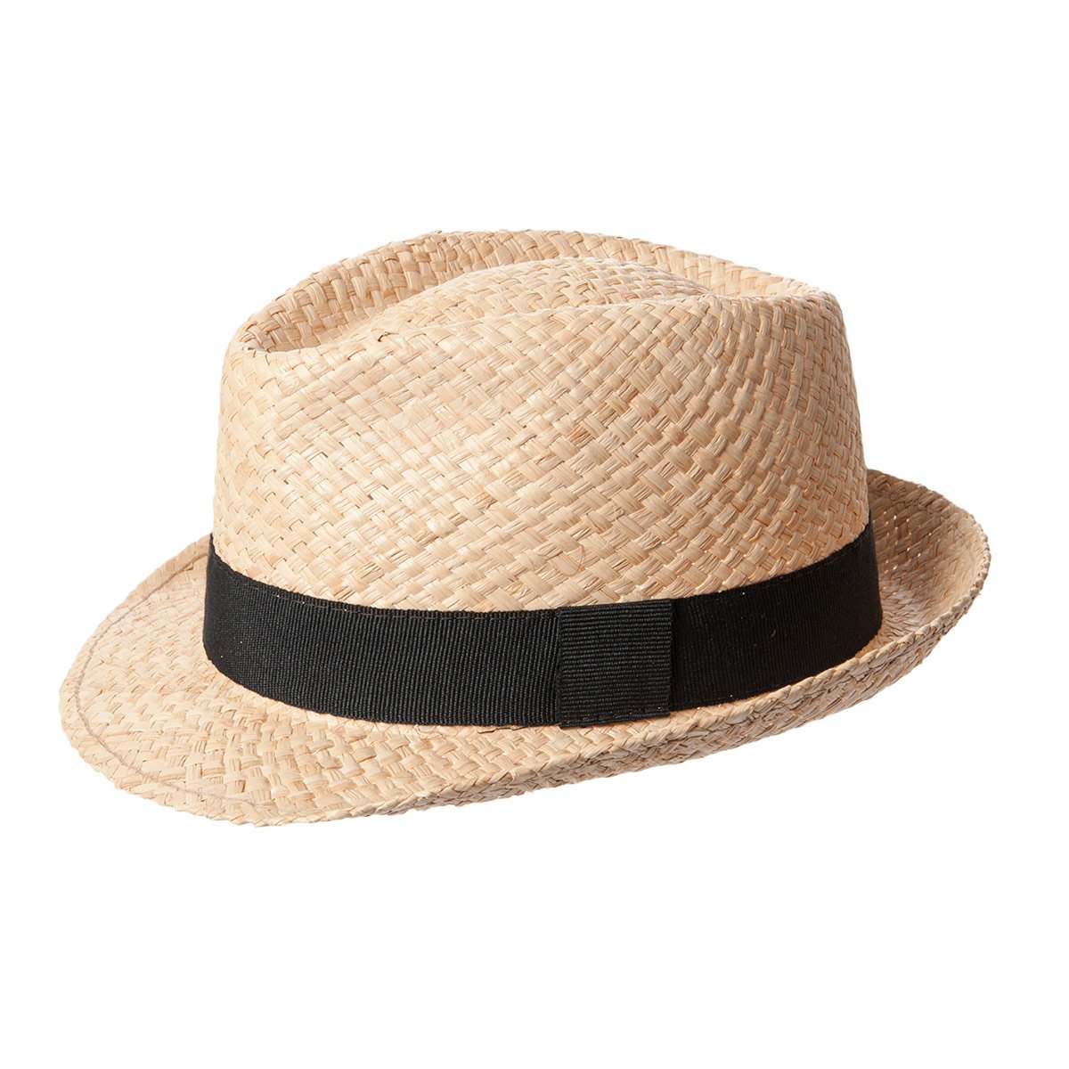Trilby sun made of 100% straw